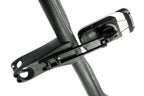 Carbon computer mount for THM Frontale handlebar, angled view, CarbonWorks