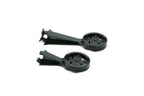 THM Tibia Mount from below, carbon computer mount for Schmolke TLO stem, CarbonWorks