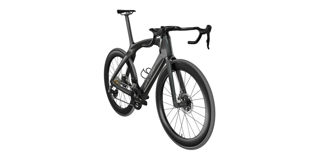 CarbonWorks-B1-Baldiso-wide-black-FD-Titanium-design-roadbike-frame ...